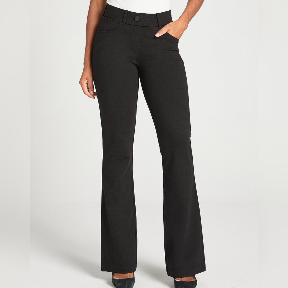 Betabrand Black Flare Women's Pants